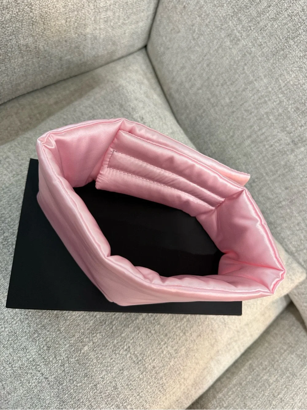 Blush Pink Satin Eye Mask For Travel and Rest